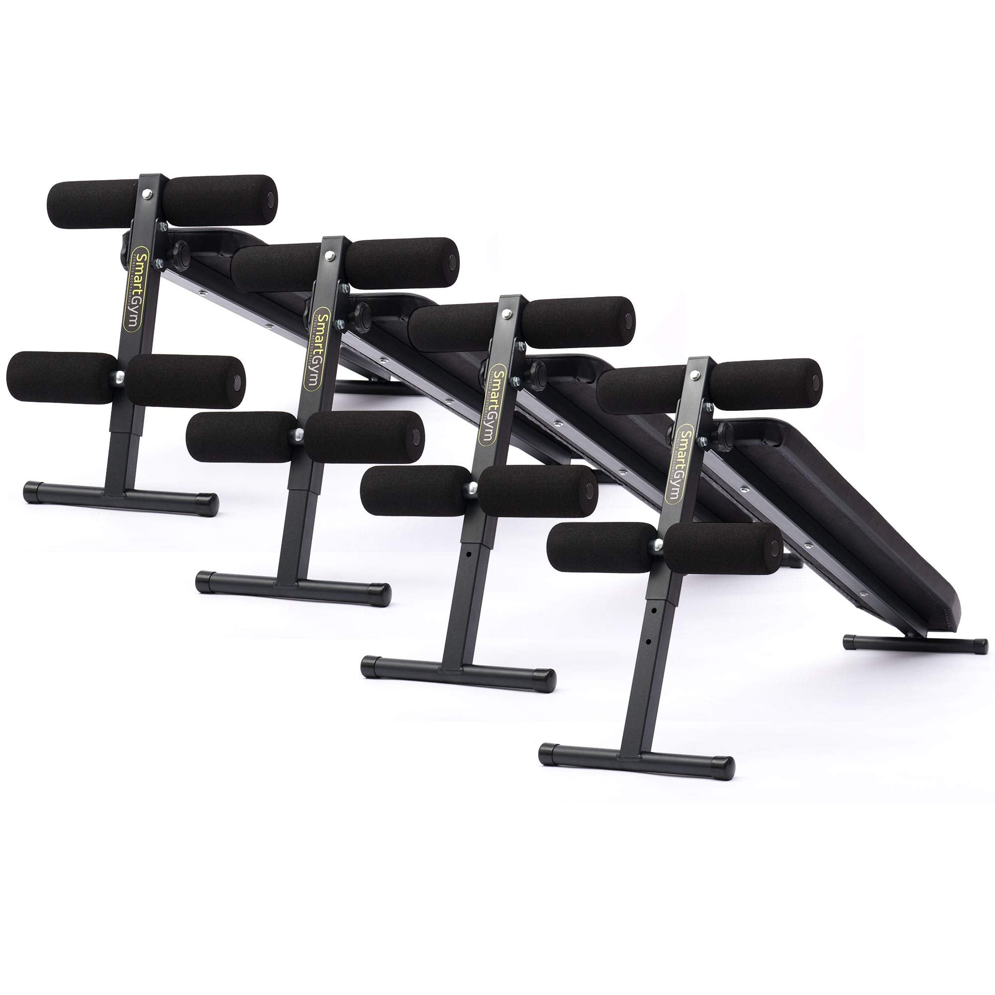 Marbo Sport SmartGym Bauchtrainingsbank Bauchtrainingsgerät Hantelbank Schwarz SG-15
